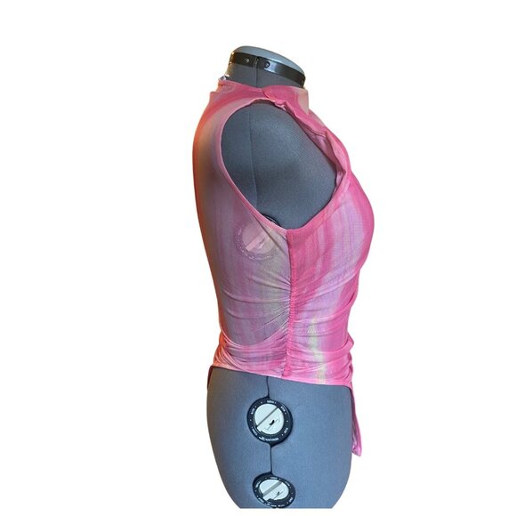 Pink mesh Zara Y2K body suit - Picture 3 of 15